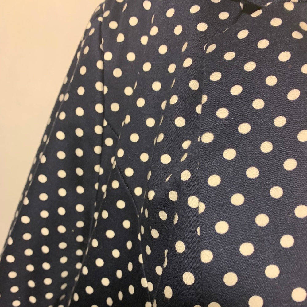 Polka Dot Button Blazerjacket - image 4